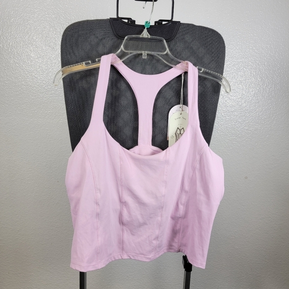 Blogilates Women's Corset Crop Bralette Sports Active Tank Size 1X - Picture 1 of 7